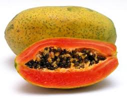 It is actually the papayas