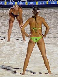 girls beach volleyball