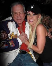 Hugh Hefner and Crystal Harris
