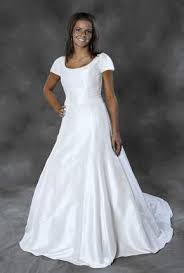 wedding dress lds