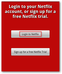 Enter your Netflix login