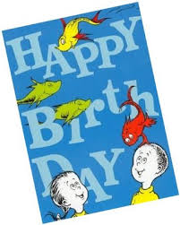 of Dr. Seusss birthday.
