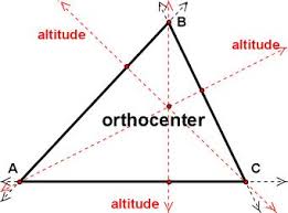 Mathwords: Orthocenter