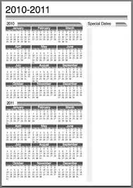 2011 printable calendar
