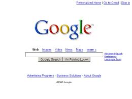 look at Googles Home page