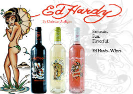 ed hardy rose wine