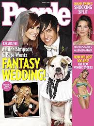 مجلة المشاهير الامريكية الاولى - people magazine U.S. Ashlee-weds