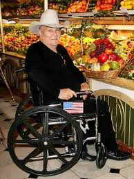 Actor Tony Curtis looks a far