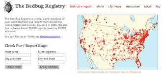 The Bed Bug Registry.