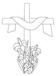 coloring pictures cross
