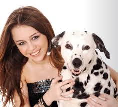 هانا مونتانا Miley_with_dog