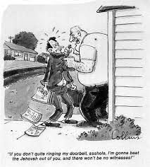 jehovah witness, Satire