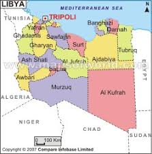 Libya is about the size of