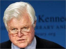 Ted Kennedy Throws His Support