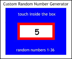 Your random number generator