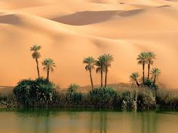 ليبيا درة الصحراء الكبرى Ouem_El_Ma_Lake_Oasis,_Mandara_Lakes,_Libya