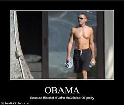 Shirtless Obama