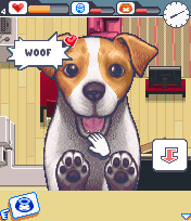 dogz es una mascota virtual que vive en tu cel un perrito que tu cuidas y alimentas muy entretenido