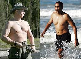Compare these two shirtless