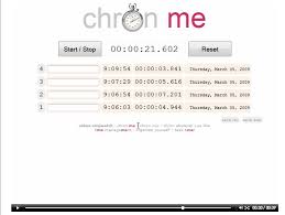 Online Stopwatch Feedback