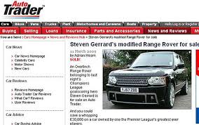 car on Auto Trader website