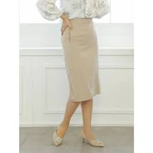 タイトスカート　街中|チーク Cheek タブ付ロングタイトスカート -アウトレット通販 ロコレット (LOCOLET)