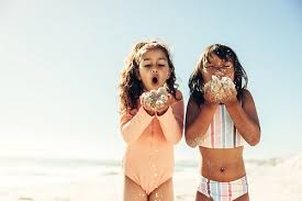  naked lil girl|Little naked topless Caucasian girls in hot summer weather eat sweet candies