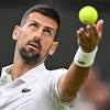 Djokovic wins his first match at Wimbledon with a sleeve on his ...