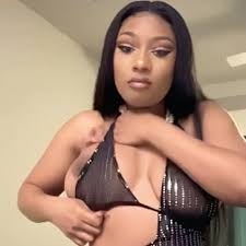 Megan thee stallion flare leg jumpsuit lace cutouts jpg x Thee stallion tits