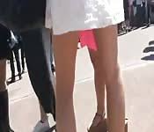 You little perv looking under milfs skirt feat aunty kathy aunty kathy xhamster jpg x Looking up skirts