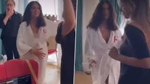 Salma hayek wept filming her first ever jpg x Salma hayek sex tape