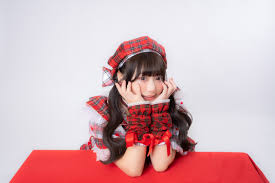 little japanese idol|Portrait of asian little girl in orange dress Stock Photo - Alamy