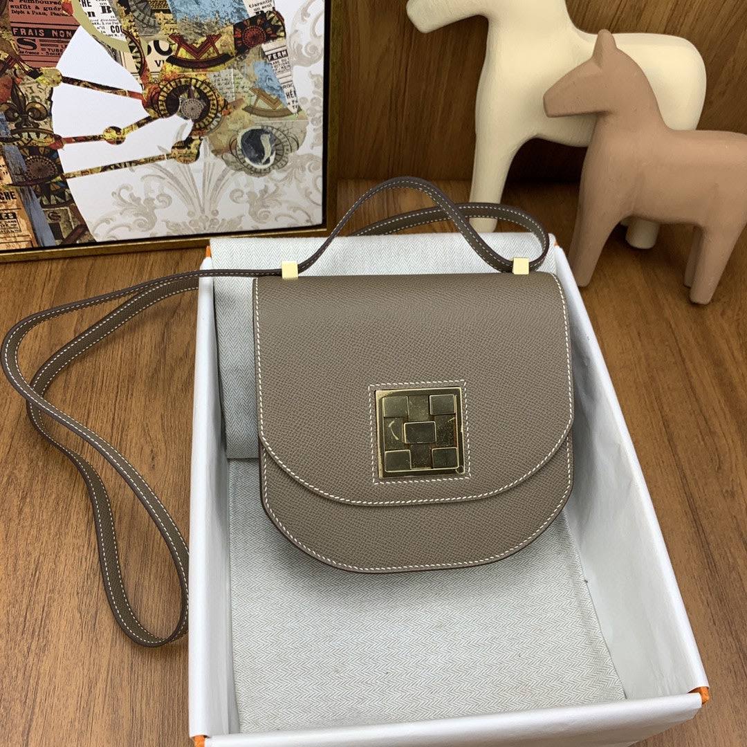 Hermes Mini Kelly Light Blue - Gold Toned Hardware 7.5in/19cm