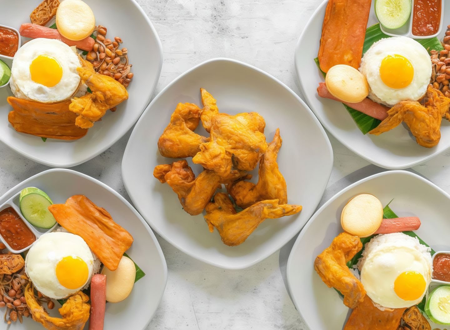 Nasi Lemak Ayam Taliwang by null