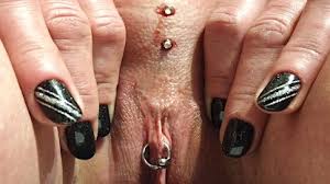 Girl screaming through homemade vertical clit hood piercing jpg x Pierced clit