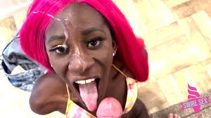 Ebony facial jpg x Ebony huge facial