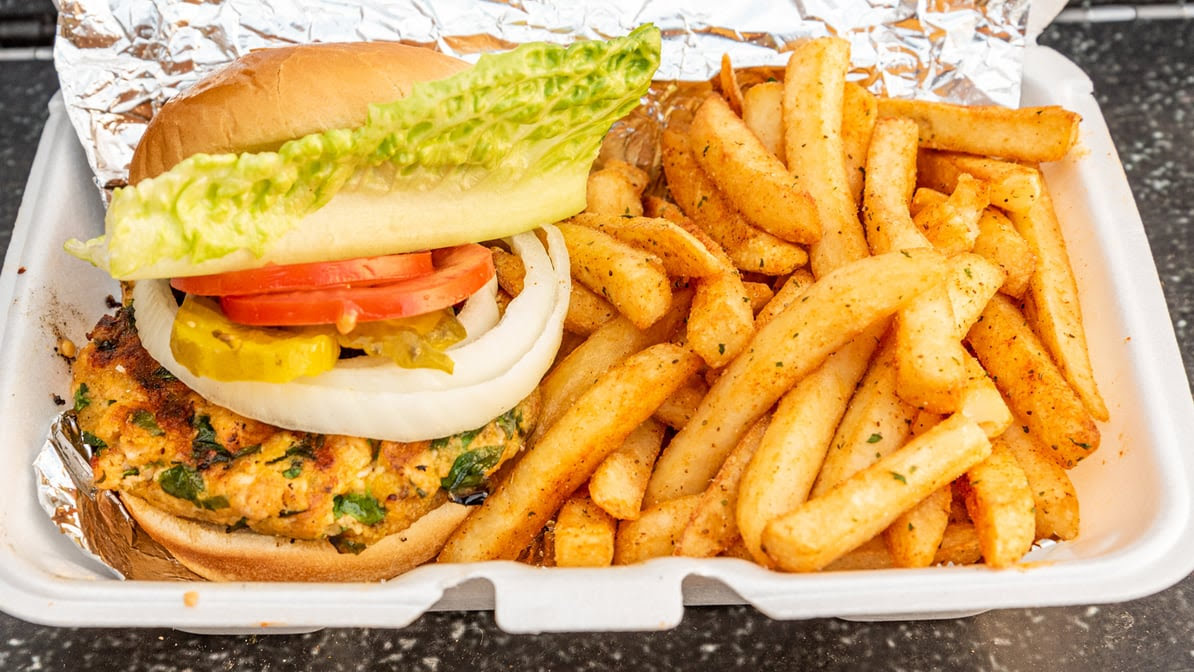 The Grilled Salmon Stand by null