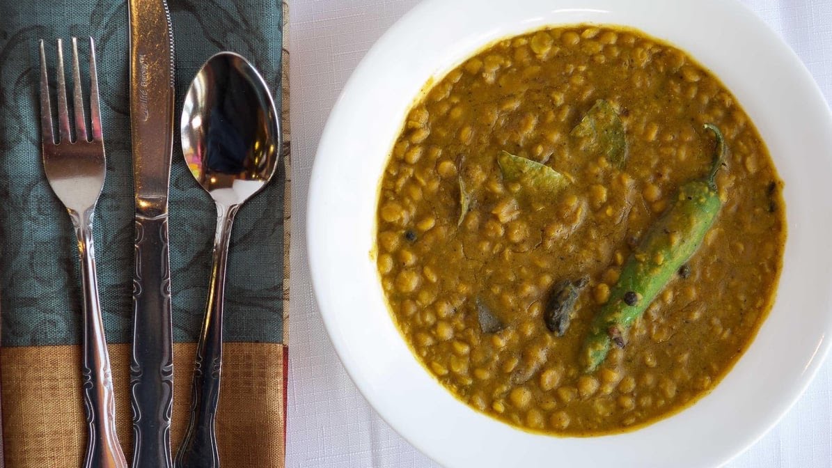 Naan n curry by null