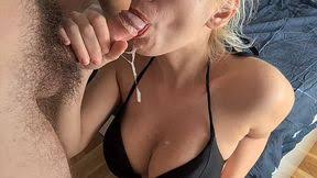 Deep mouth cumshot for sweaty wife jpg x Cum in wifes mouth