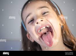 child girl open mouth|Little Girl Close Eyes Open Mouth Stock Photo 20007907 | Shutterstock