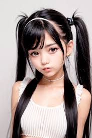 双马尾|很火的双马尾少女