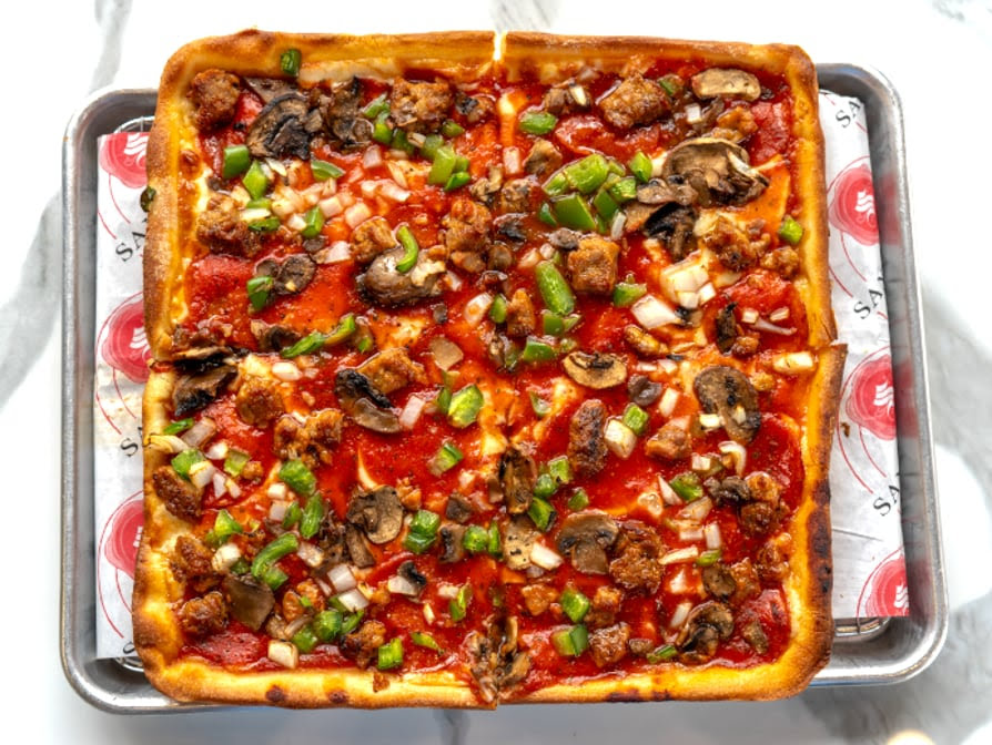 Santucci's Original Square Pizza by null