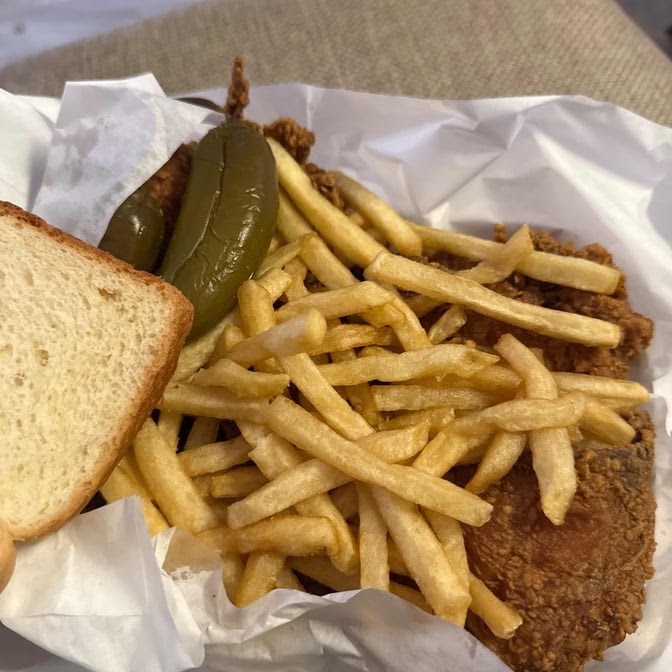 Hall’s Honey-Fried Chicken by null