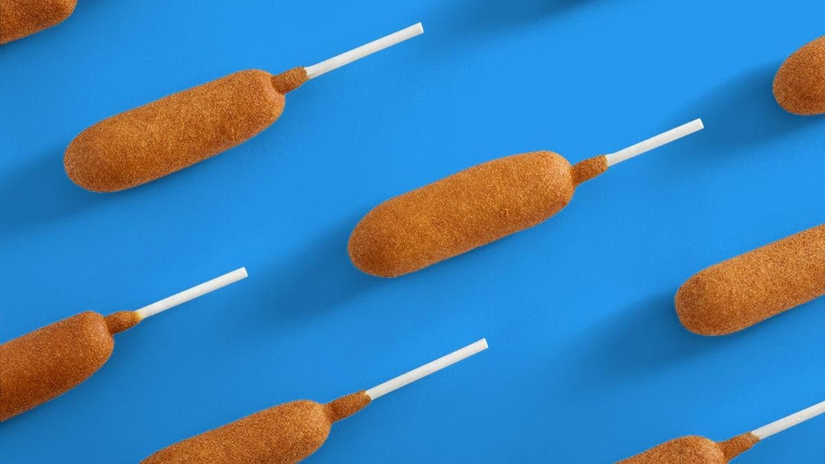 Hot Dog on a Stick by null