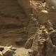 Mars rover Curiosity views spectacular layered rock formations 