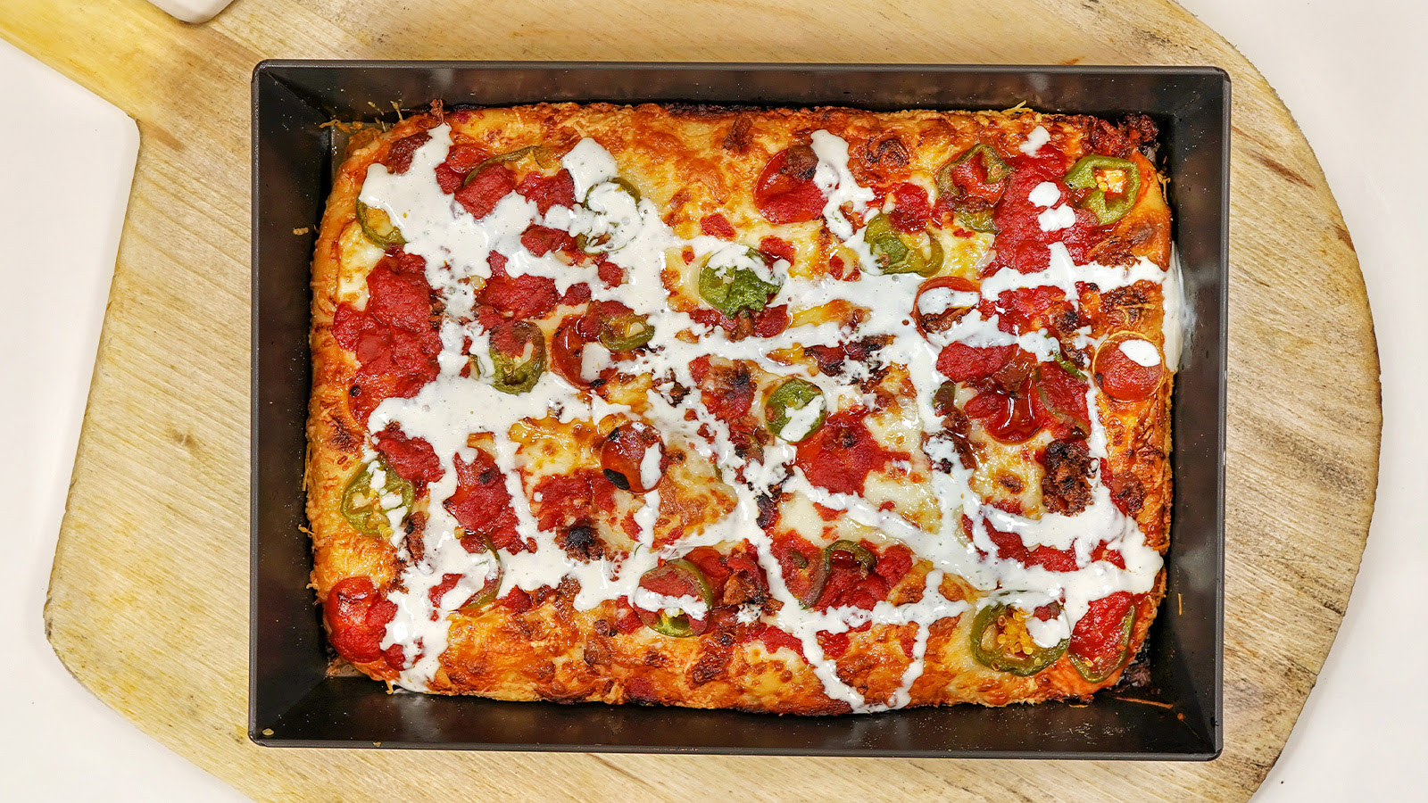 8Mileπ Detroit Style Pizza by null