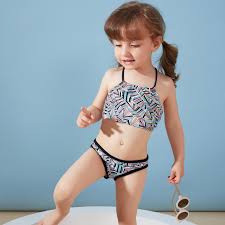 child kids bikini models|Kids Garden Pink Skirted Bikini - Kids Swimwear | PQ Swim