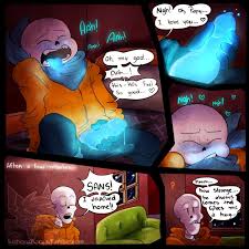 Sans catches papyrus and frisk fighting comic dub jpg x Undertale sans