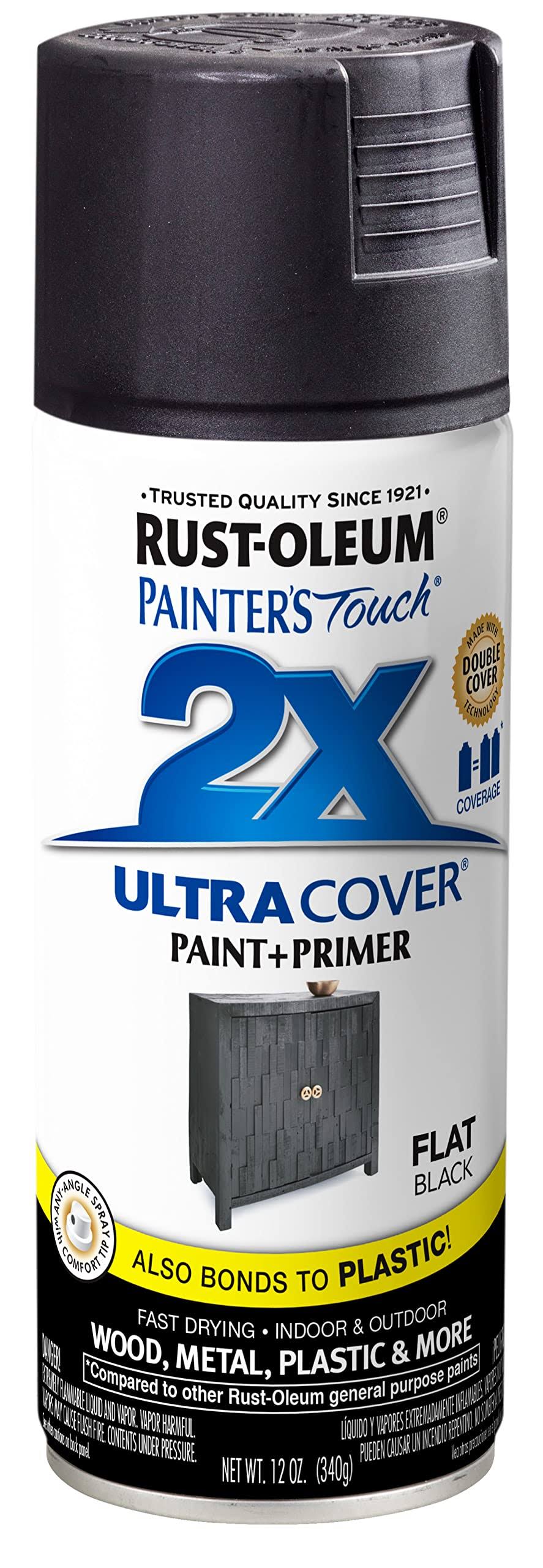 Rust-Oleum 12oz 2x Painter's Touch Ultra Cover Satin Spray Paint Heirloom White