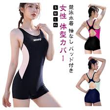 競泳　ジュニアアイドル|競泳水着 ロング ジュニアアイドル ニプレス女性用 水着 リボン 水着 盛れるパット try before